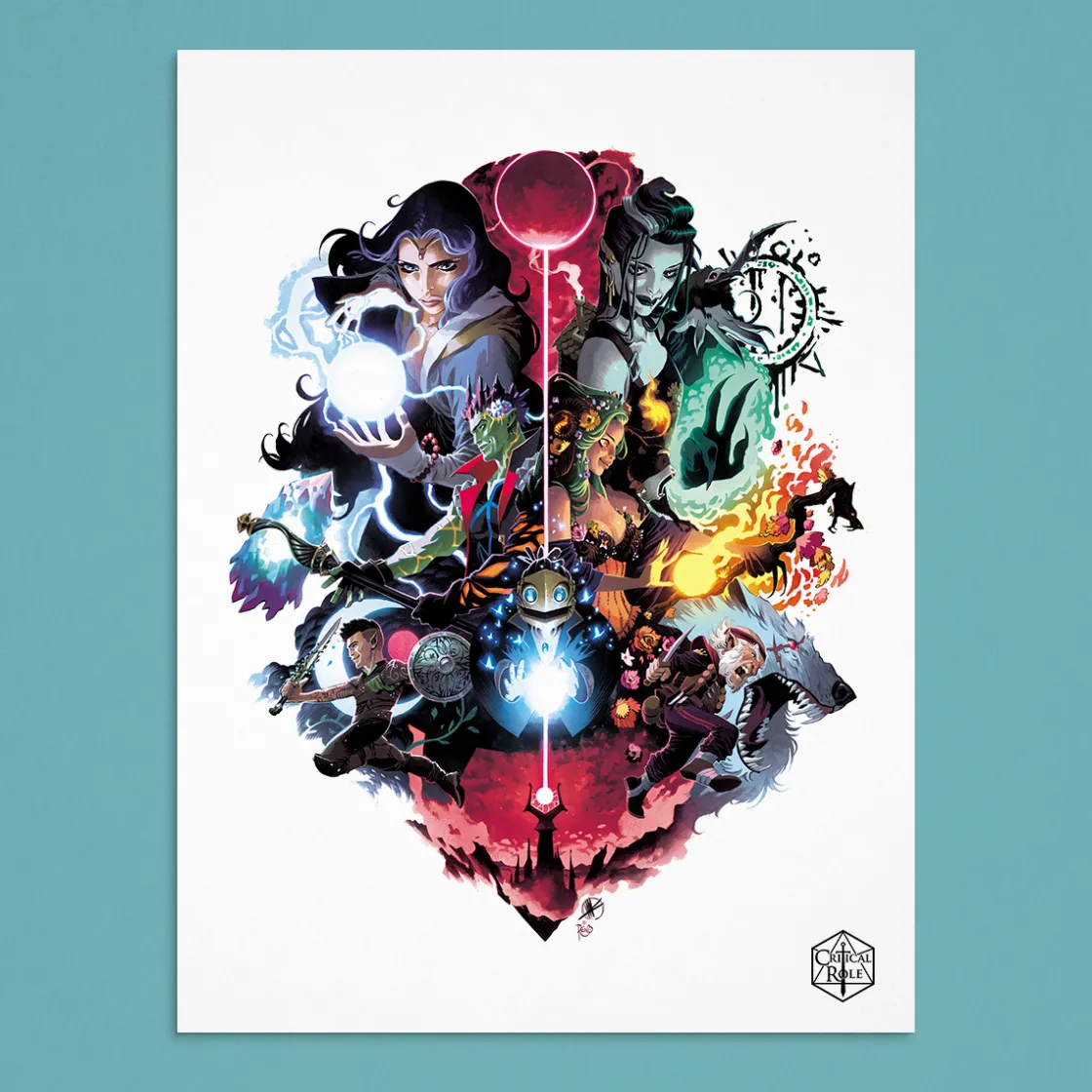 Prints-Critical Role Bells Hells Art Print by Matteo Scalera & Moreno Dinisio