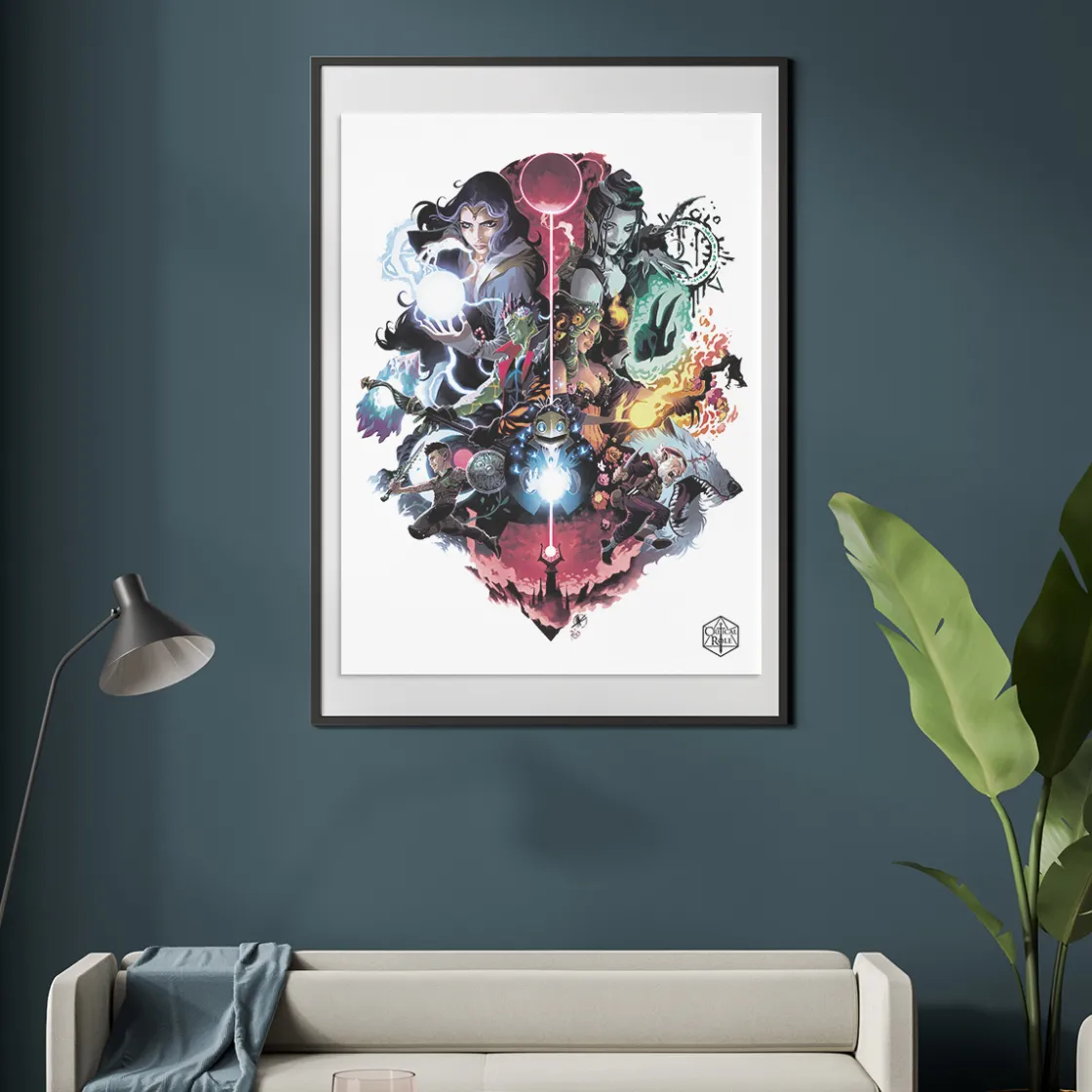 Prints-Critical Role Bells Hells Art Print by Matteo Scalera & Moreno Dinisio