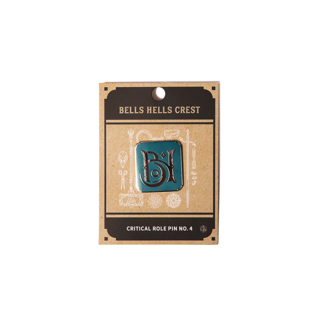 Pins-Critical Role Pin No. 4 - Bells Hells Crest
