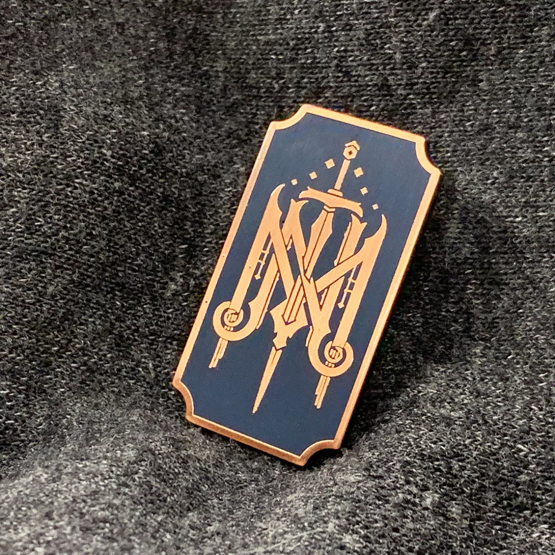 Pins-Critical Role Pin No. 3 - Mighty Nein Crest