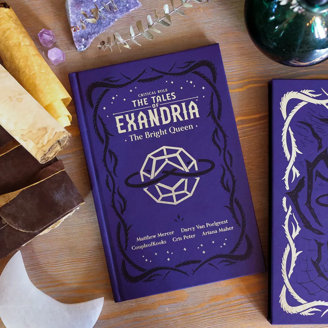 Books-Critical Role : The Tales of Exandria – The Bright Queen Limited Edition Hardcover