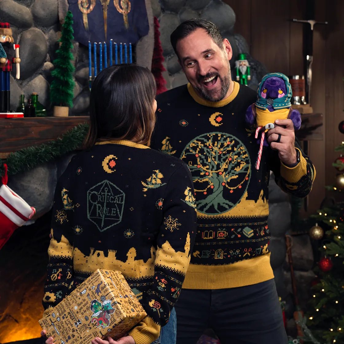 Sweaters & Hoodies-Critical Role Ugly Critmas Holiday Sweater #2