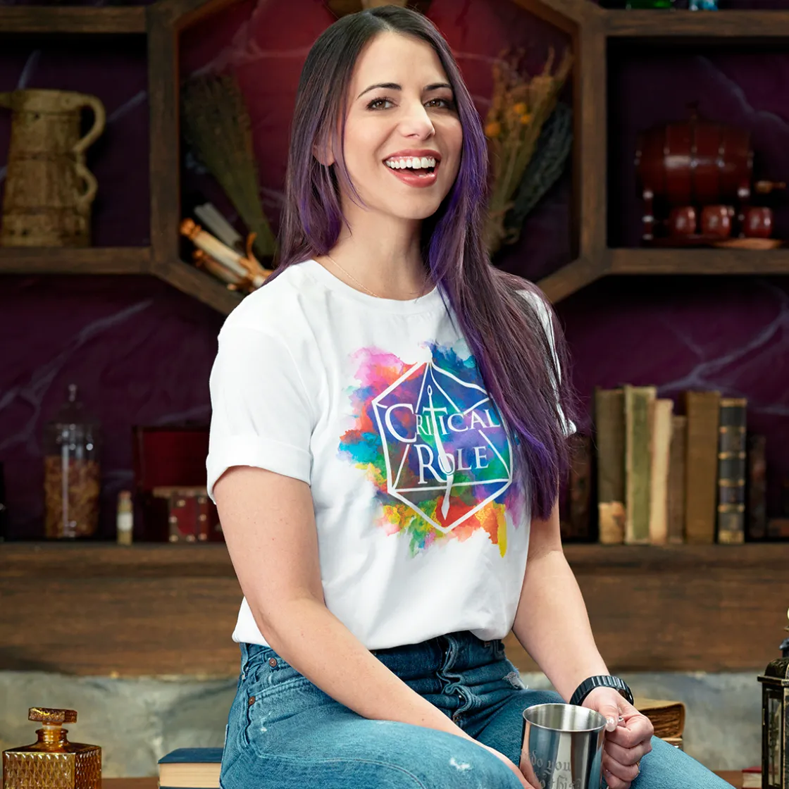 T-shirts-Critical Role Watercolor Logo T-Shirt