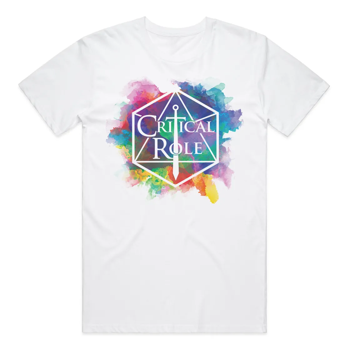 T-shirts-Critical Role Watercolor Logo T-Shirt