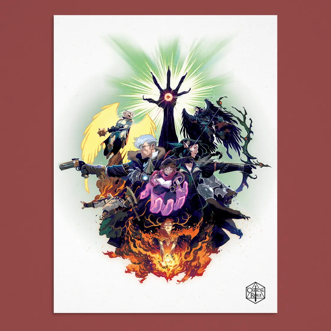 Prints-Critical Role Vox Machina Art Print by Matteo Scalera & Moreno Dinisio