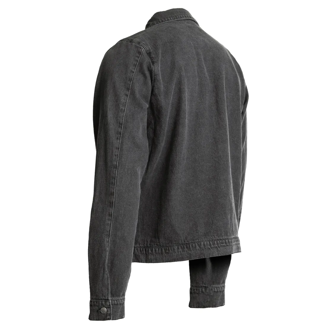 Jackets-Critical Role Vox Machina Collection: Grog Strongjaw Flannel Lined Denim Shirt Jacket