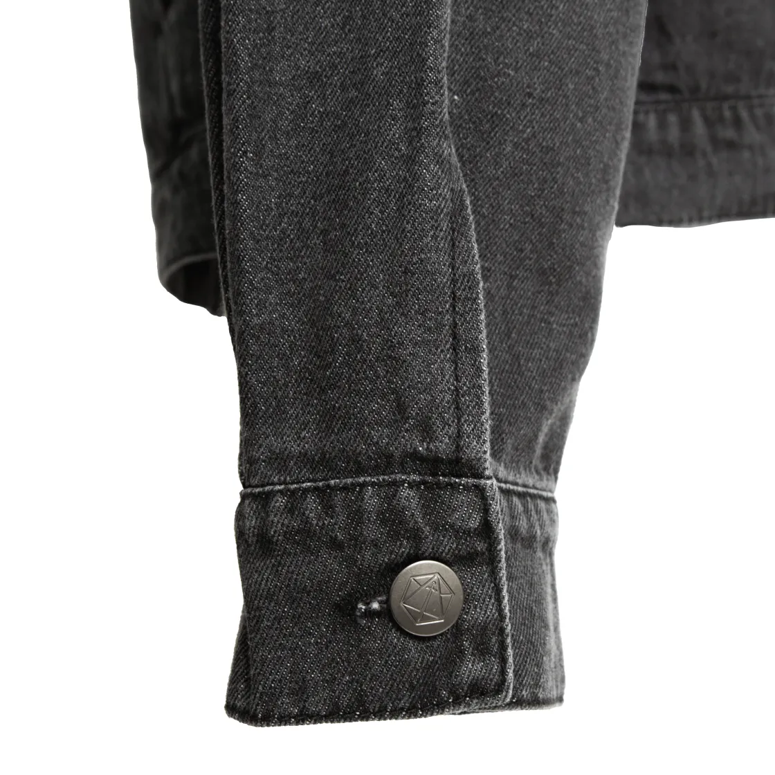 Jackets-Critical Role Vox Machina Collection: Grog Strongjaw Flannel Lined Denim Shirt Jacket